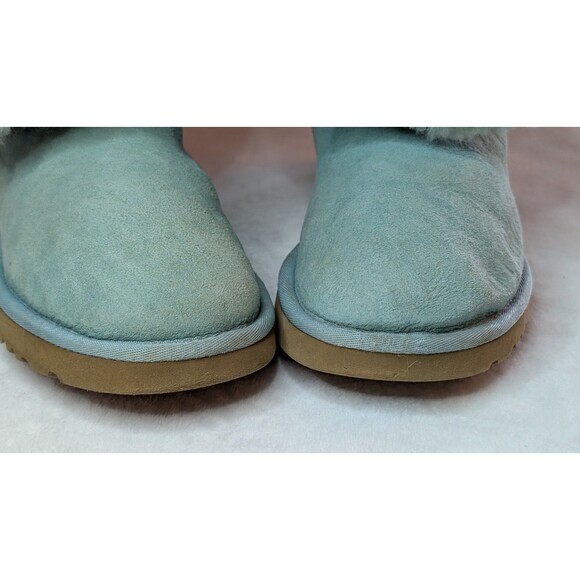 UGG RARE Teal Turquoise Bailey Button Boots Women’s US Size (8) #5803 - Picture 3 of 16